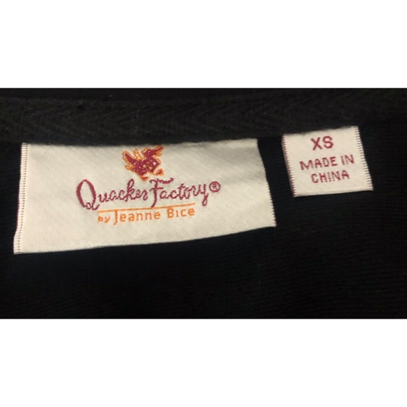 Quaker Factory Embroidered Vest and Tee Size XS - Picture 8 of 11
